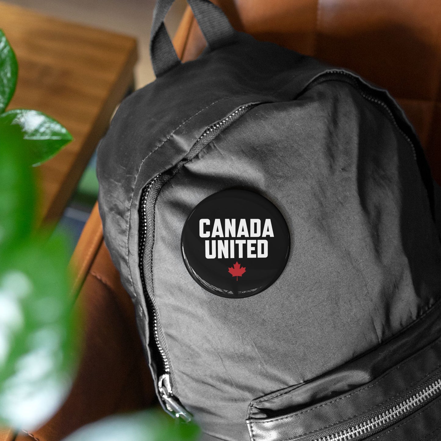 The "Canada United" Black Round Pins – Small but Mighty