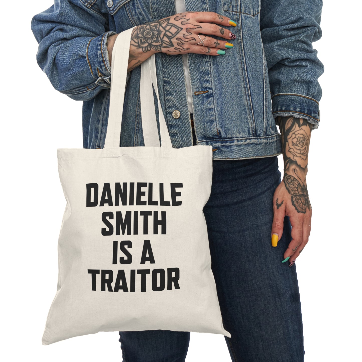 The "Danielle Smith is a Traitor" Tote Bag – Carry the Truth Everywhere