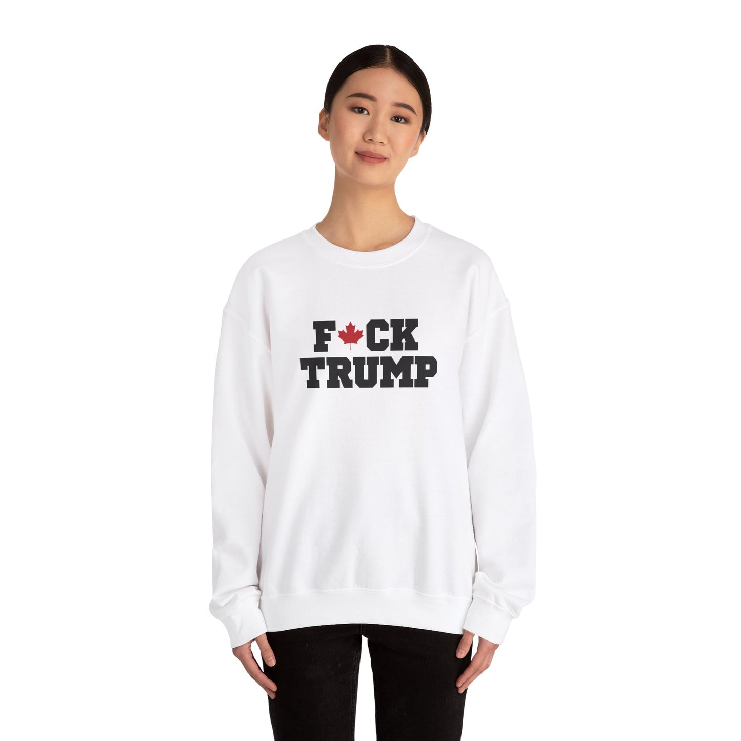 The "Fuck Trump" Crewneck Sweatshirt – Comfort Meets Conviction