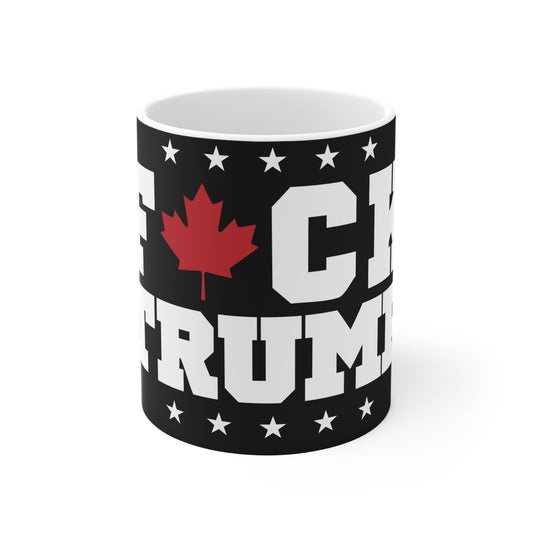 The "Fuck Trump" MAGA Mug – Black Flag Edition