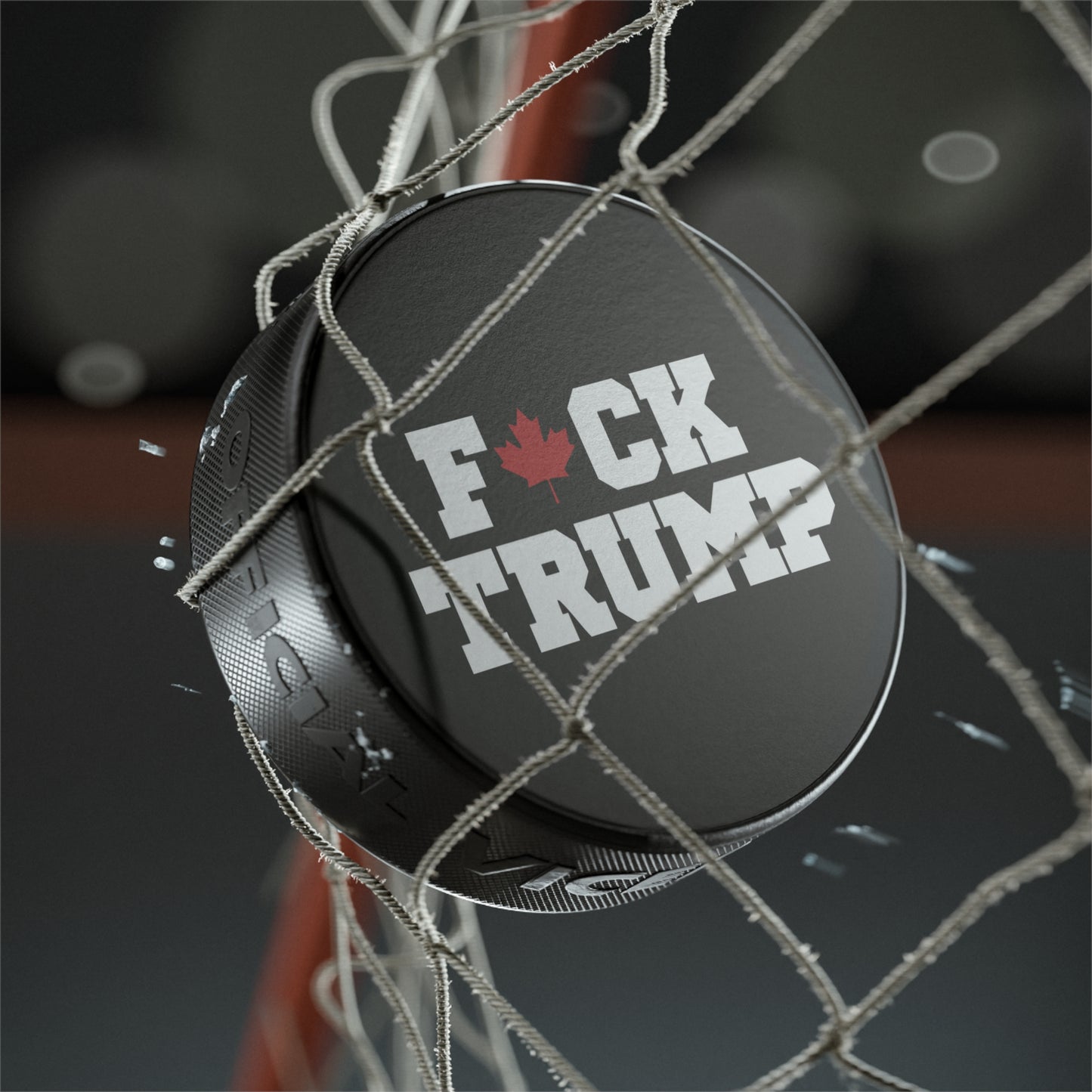 The "Fuck Trump" Hockey Puck – Score a Point!