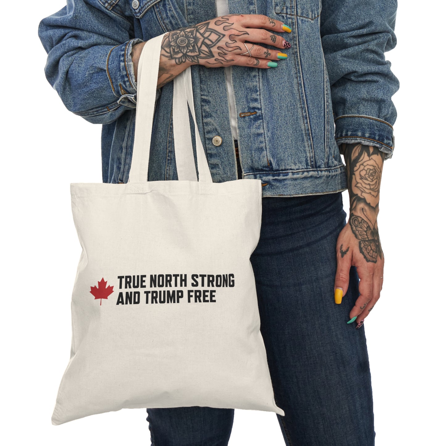 The "True North Strong and Trump-Free" Tote Bag – Carry Your Values Everywhere