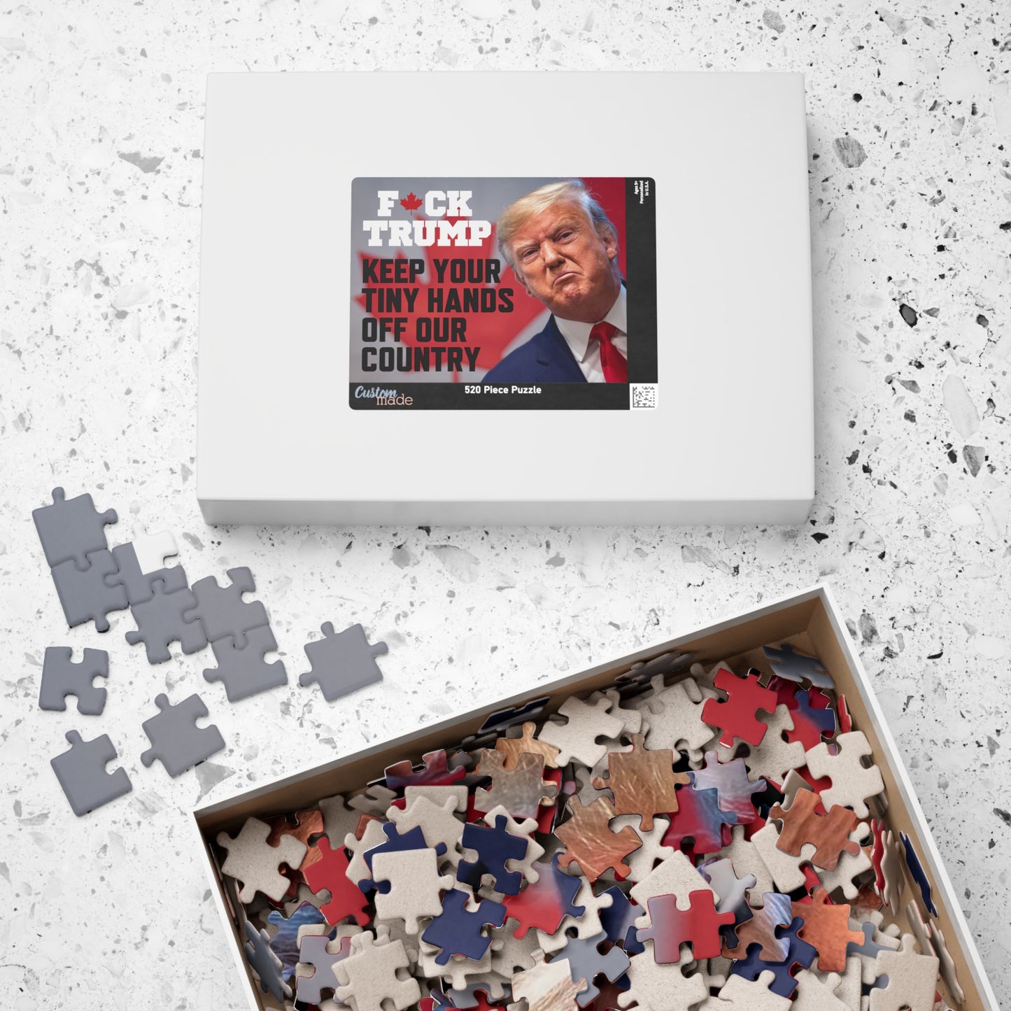 The "Keep Your Tiny Hands Off My Country" Puzzle – A Message Worth Piecing Together