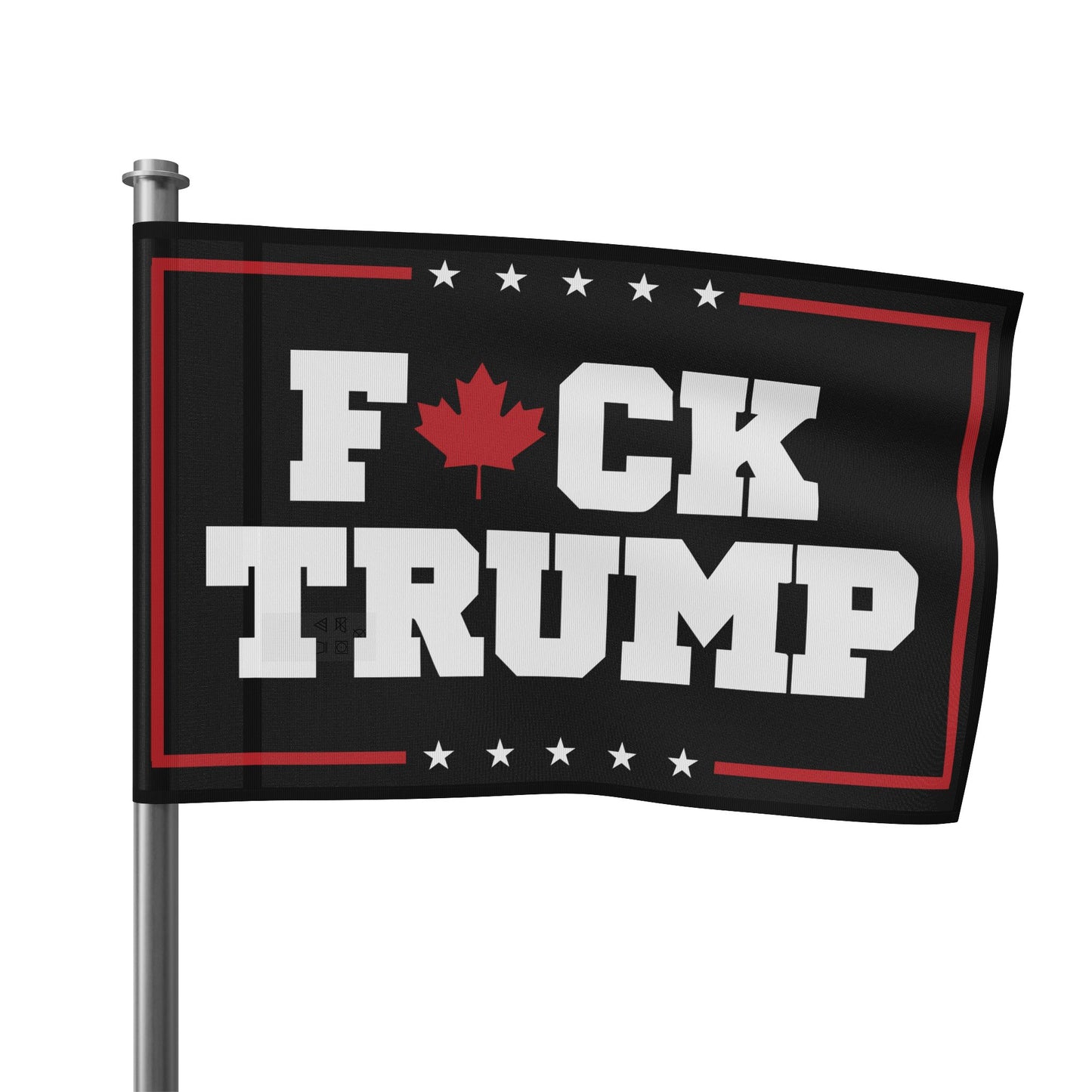 The "Fuck Trump" One-Sided Flag – Make Your Home a Statement Piece