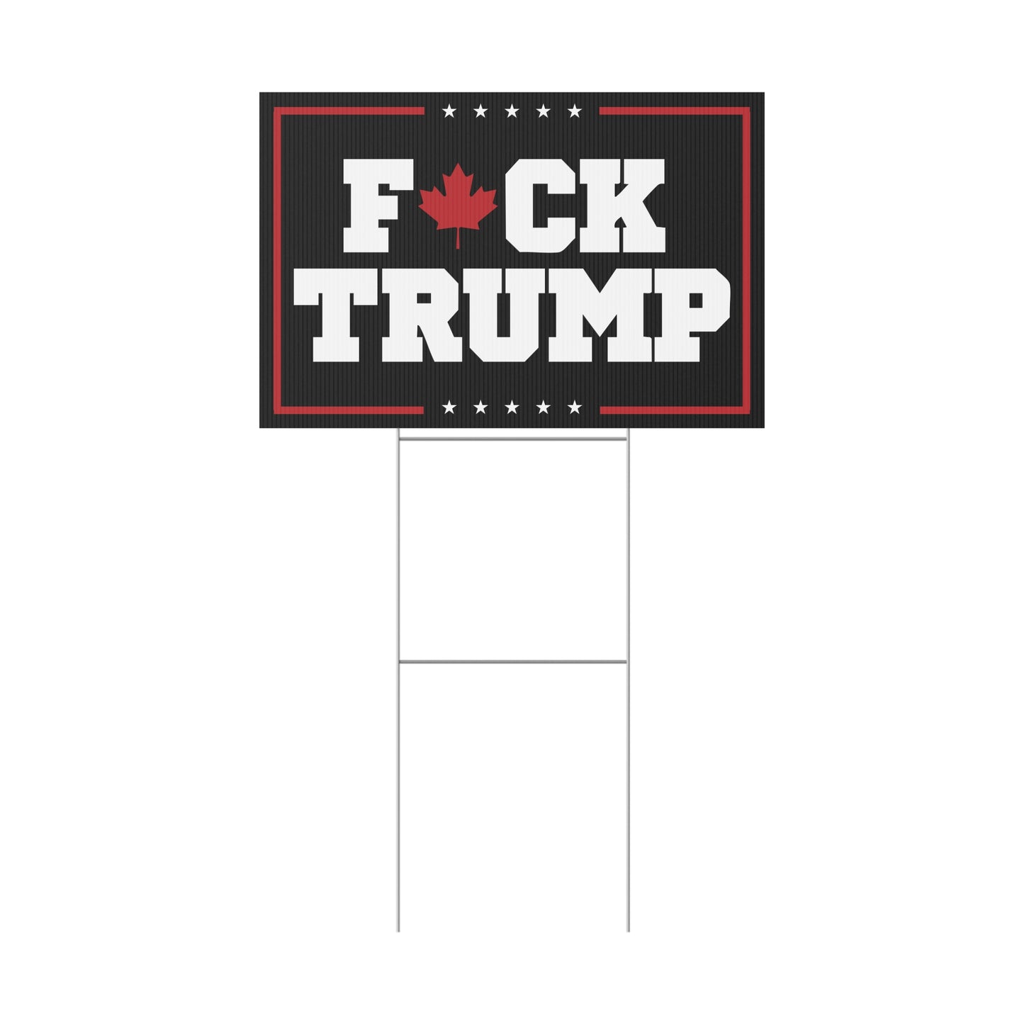 The "Fuck Trump" Yard Sign – Plant Your Opinion Loud and Proud